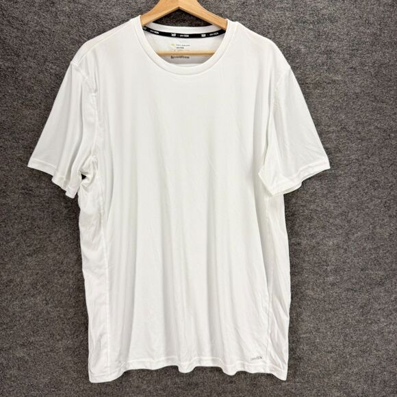 Tek Gear Tops - Tek Gear T-Shirt Men XL White Crew Neck Short Sleeve Dry Tek Regular Solid
